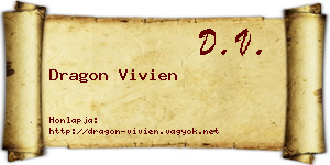 Dragon Vivien névjegykártya