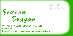 vivien dragon business card